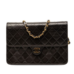Pre-Loved Chanel CC Quilted Lambskin Single Flap
